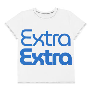 Alternative view of Youth Extra Extra Crewneck Graphic Tee
