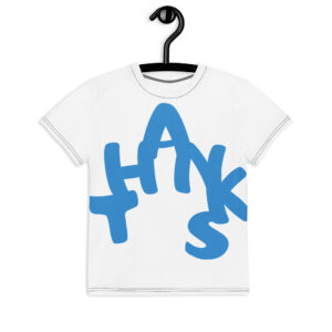 Youth Friendly “Thanks” Crewneck Tee