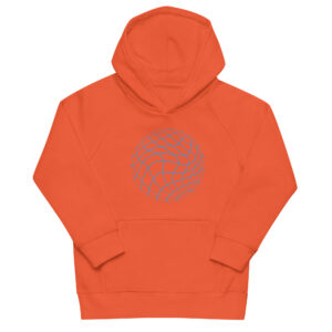 Sustainable Kids' Eco-Friendly Earth-First Pullover Hoodie
