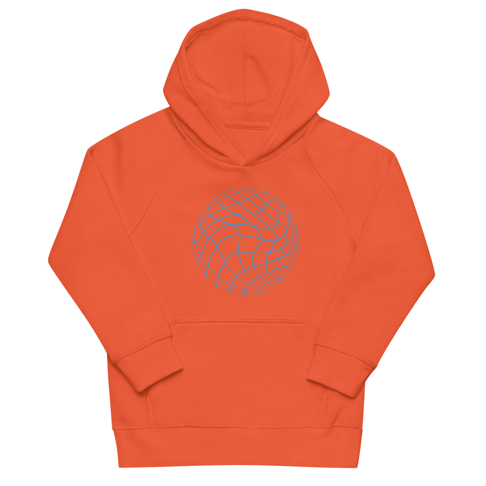 Sustainable Kids' Eco-Friendly Earth-First Pullover Hoodie