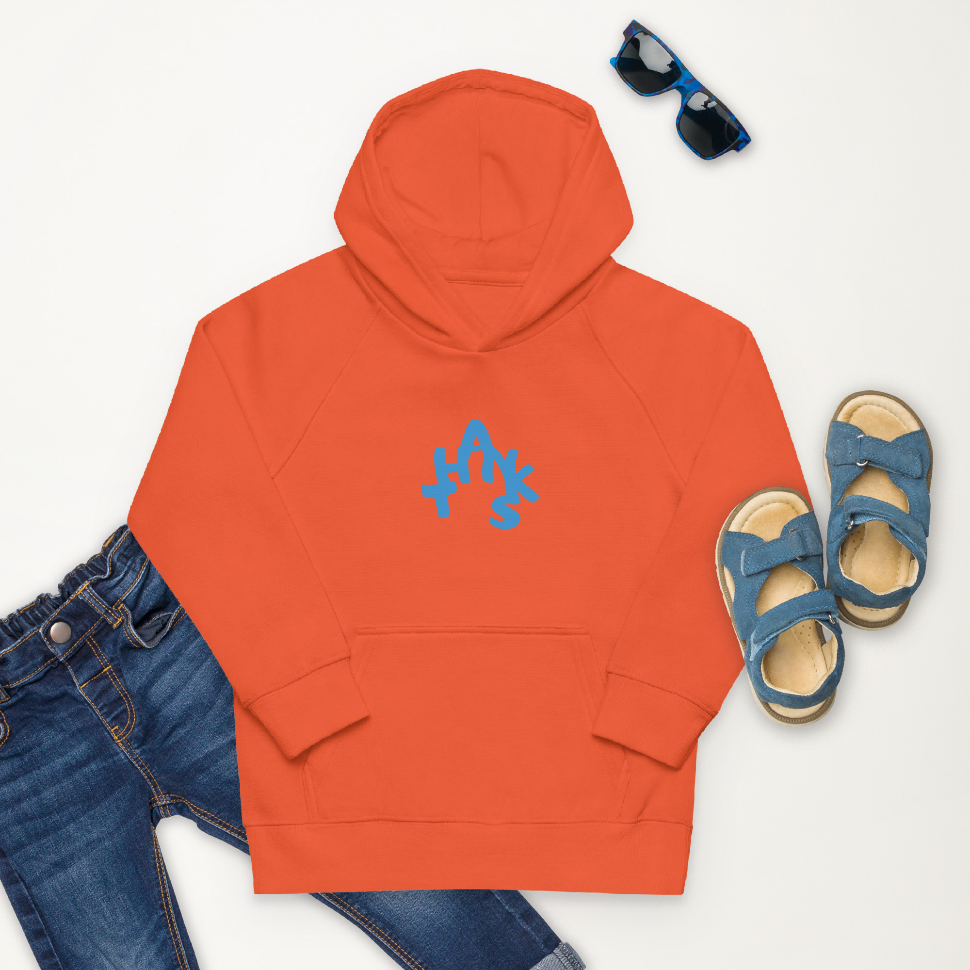 Kids Thankful Energy Eco Hoodie - Image 5