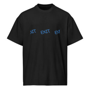 Alternative view of Men’s Exit box tee