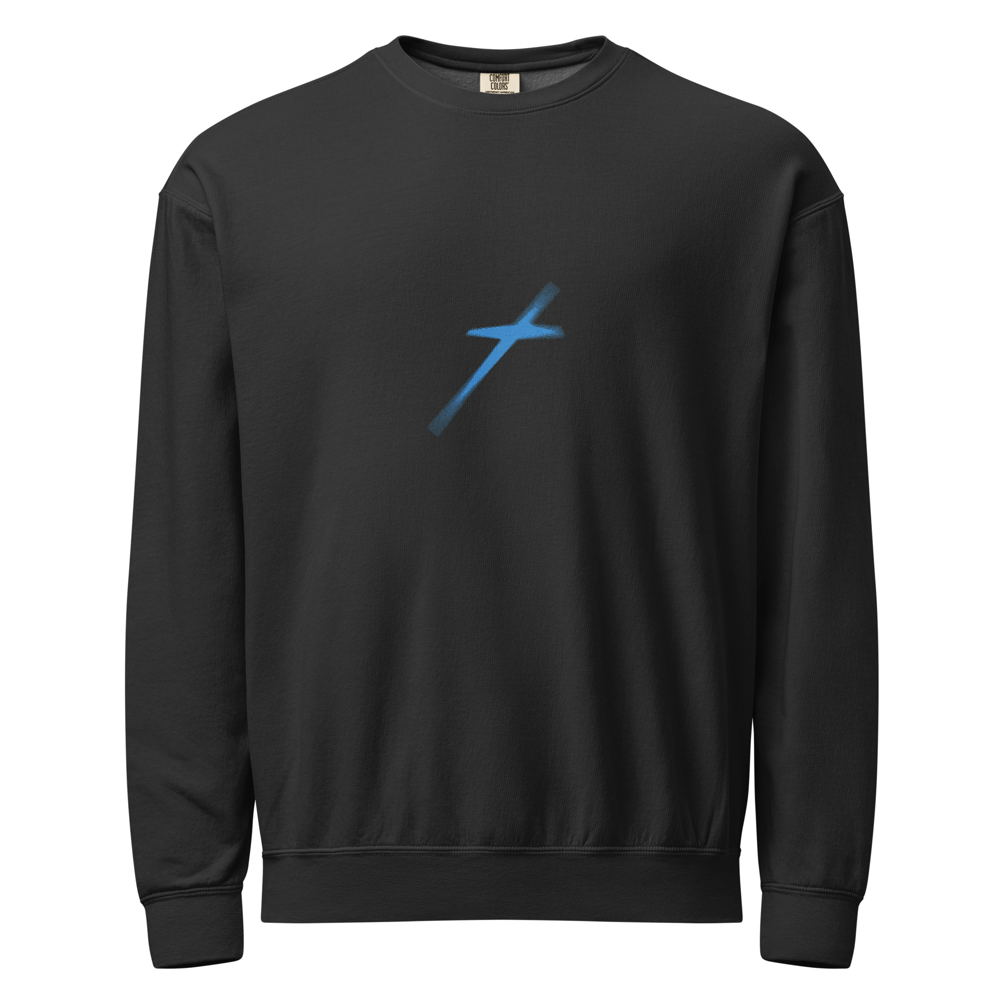 Garment-Dyed Fleece Cross Crewneck - Image 2