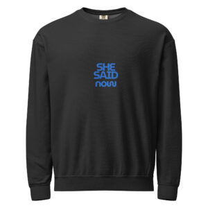 Alternative view of Garment-Dyed Fleece Statement Crew