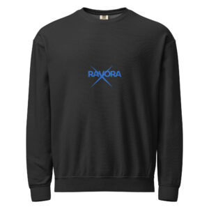 Alternative view of Garment-dyed fleece crewneck sweatshirt
