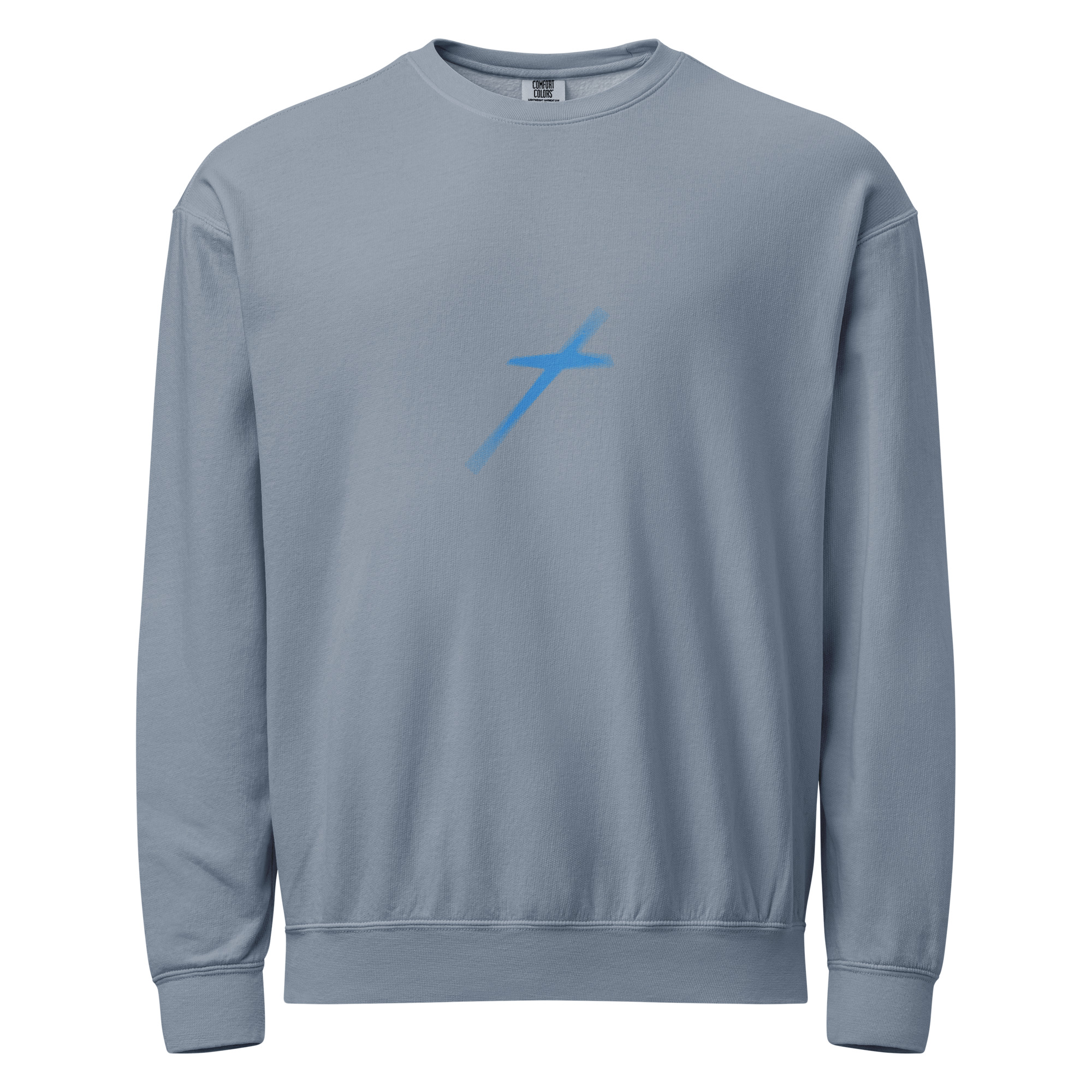 Garment-Dyed Fleece Cross Crewneck - Image 7