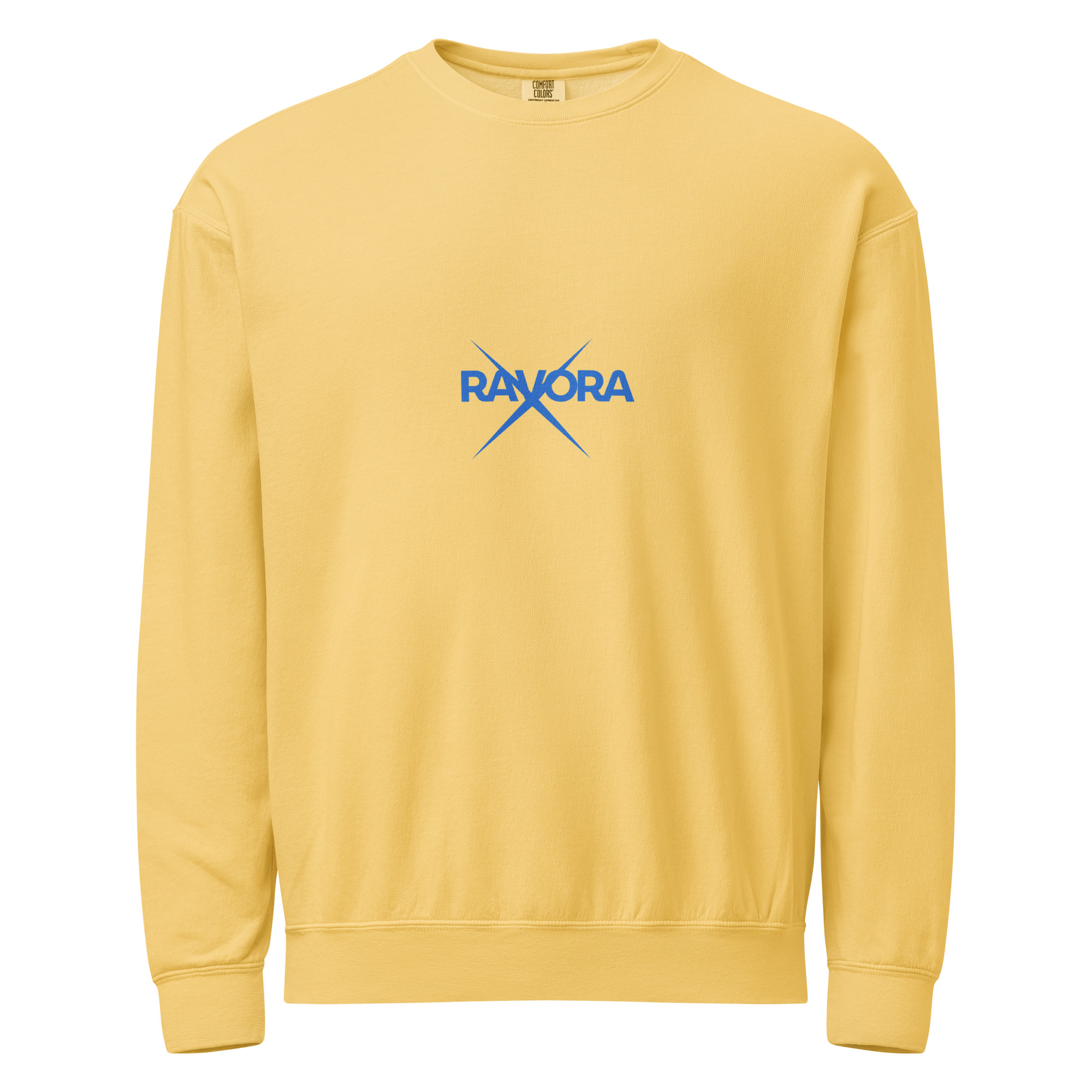 Garment-dyed fleece crewneck sweatshirt - Image 9