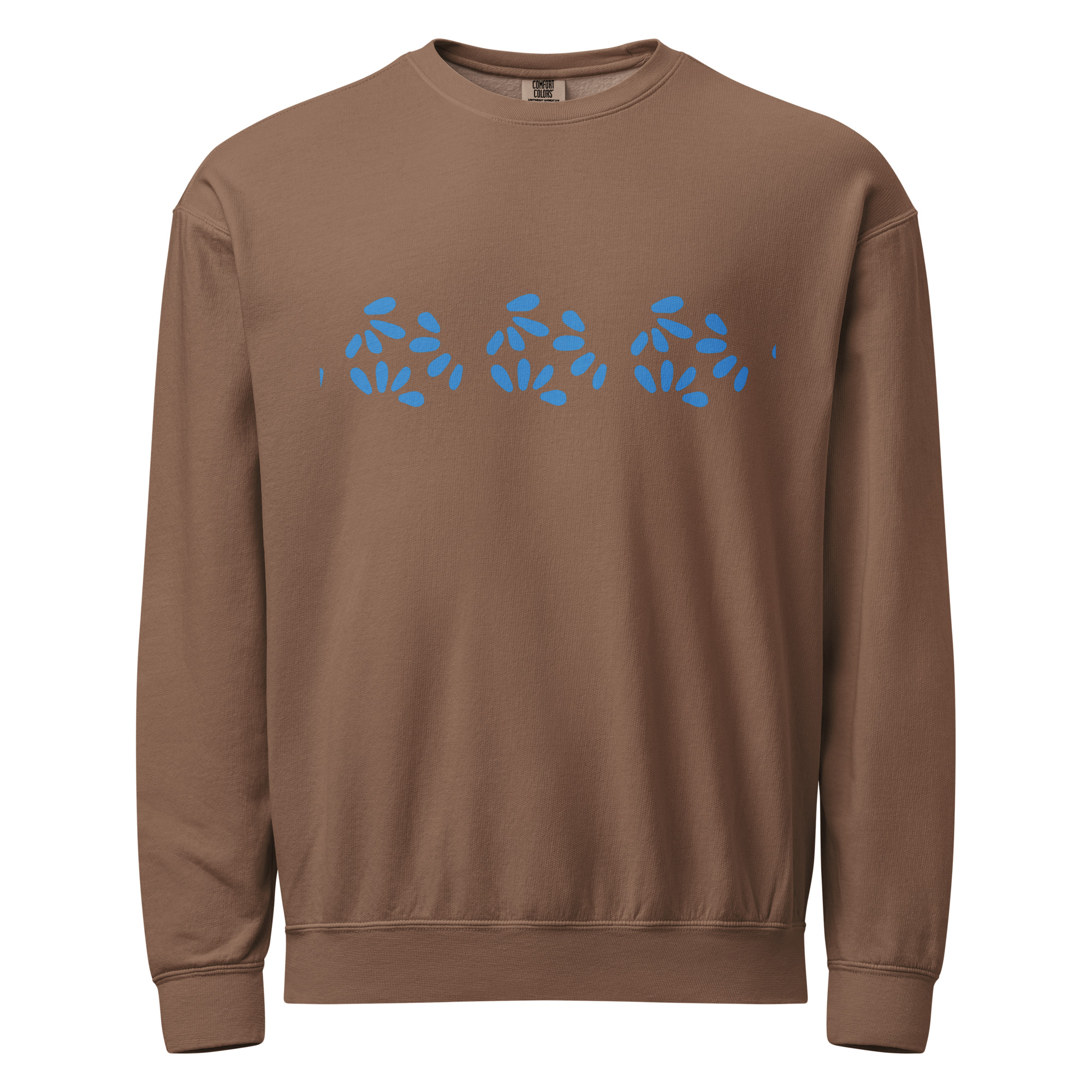 Garment-Dyed Fleece Cluster Crewneck - Image 5