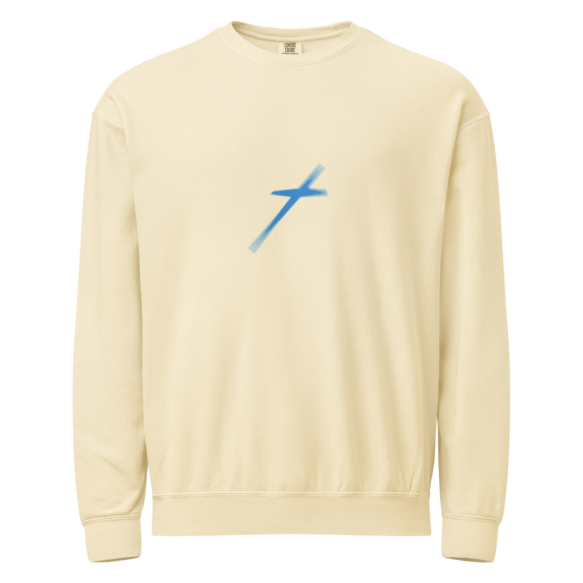 Garment-Dyed Fleece Cross Crewneck - Image 9