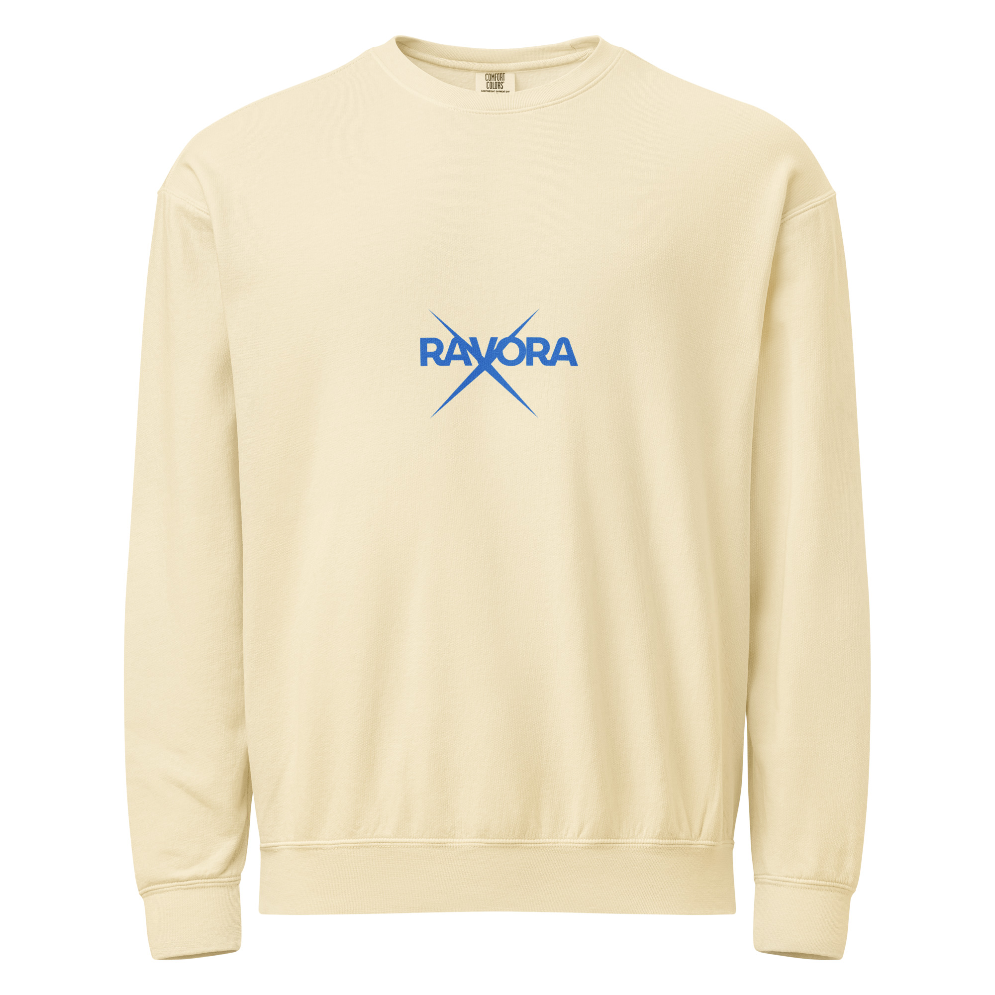 Garment-dyed fleece crewneck sweatshirt - Image 10