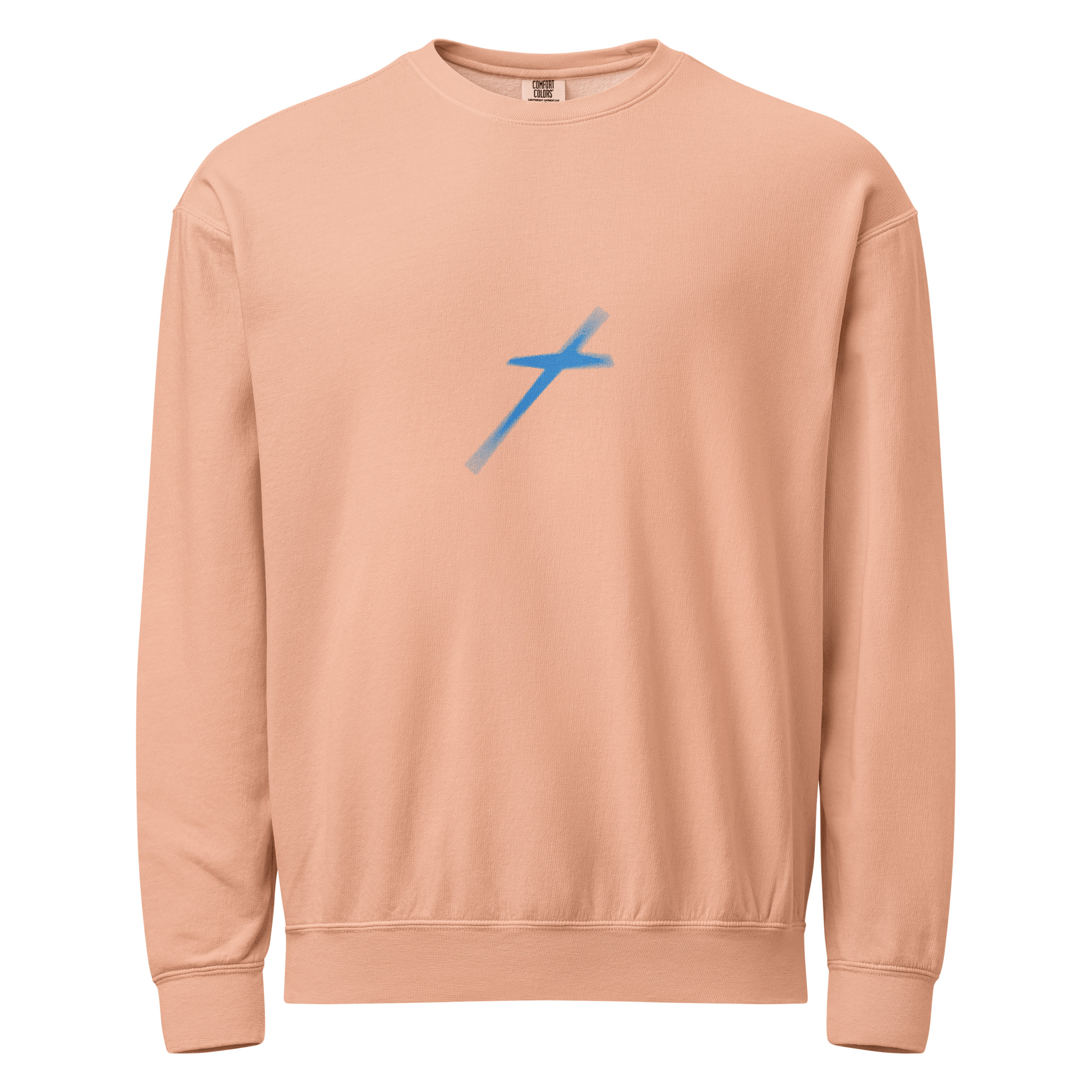 Garment-Dyed Fleece Cross Crewneck - Image 8