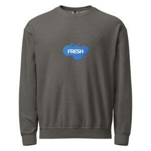 Alternative view of Garment-Dyed Fleece Fresh Crew