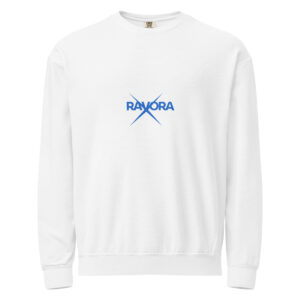 Garment-dyed fleece crewneck sweatshirt