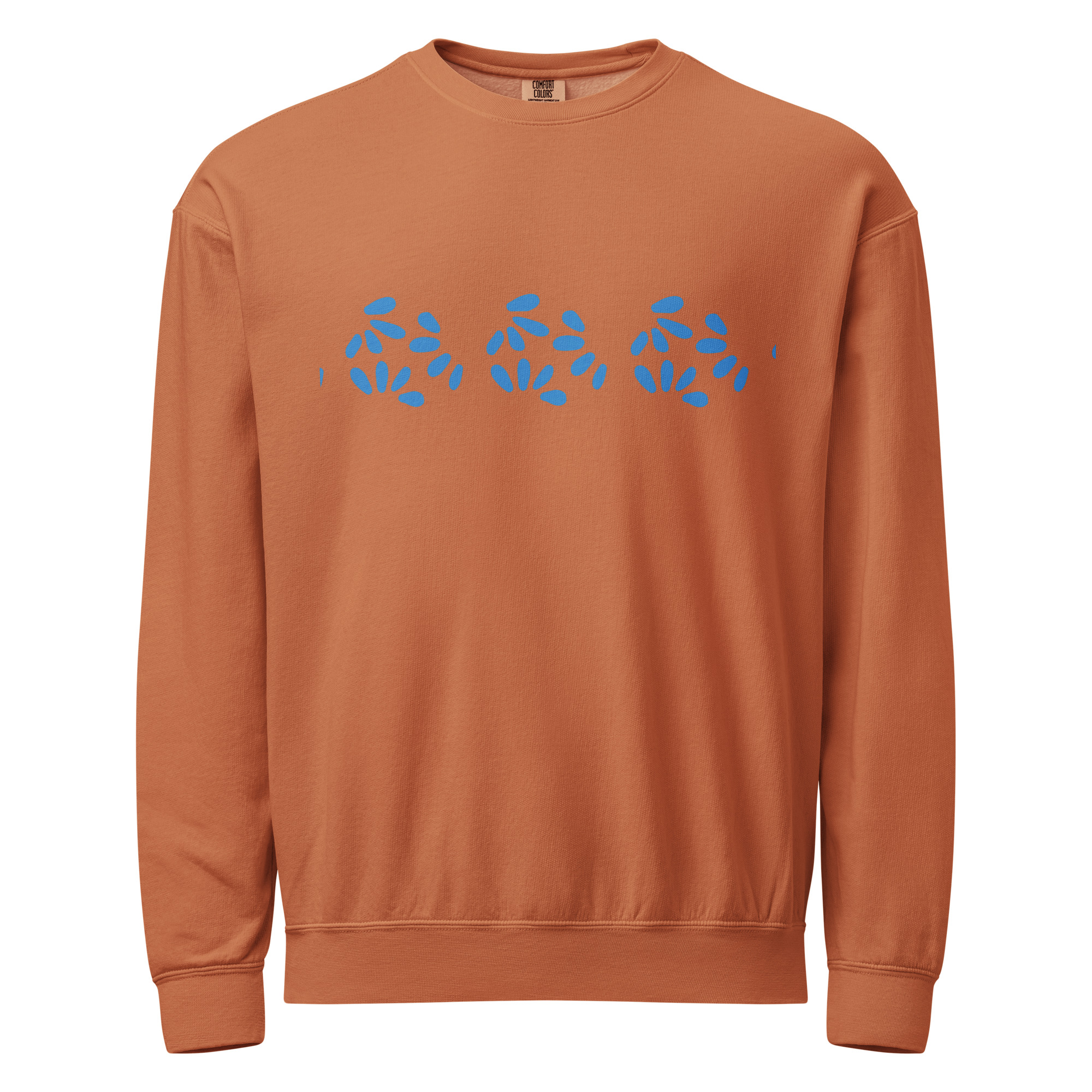 Garment-Dyed Fleece Cluster Crewneck - Image 6