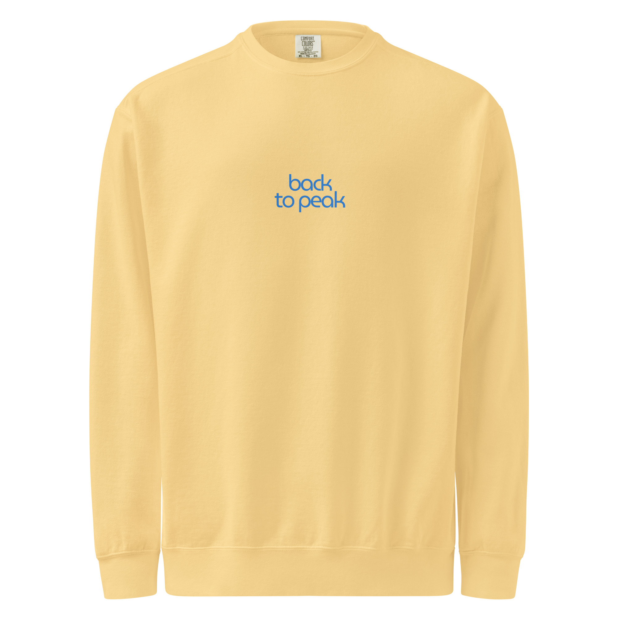 Back to peak garment-dyed sweatshirt - Image 14