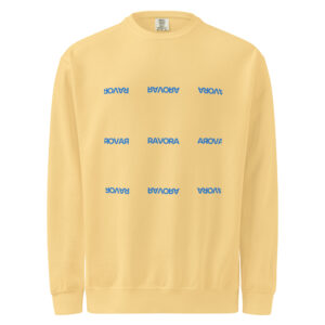 Garment-dyed sweatshirt