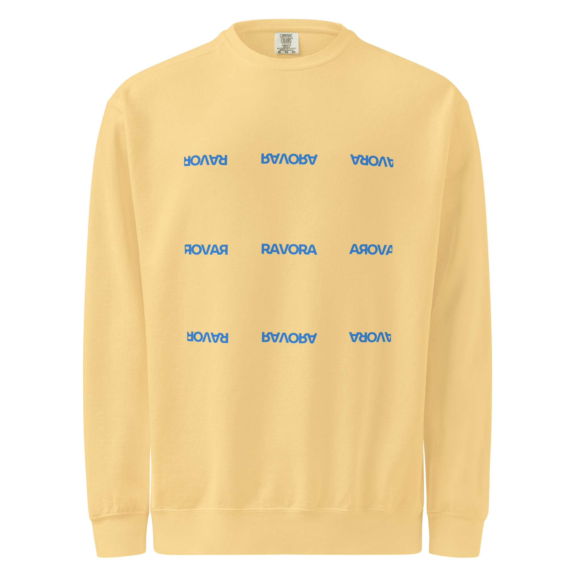 Garment-dyed sweatshirt