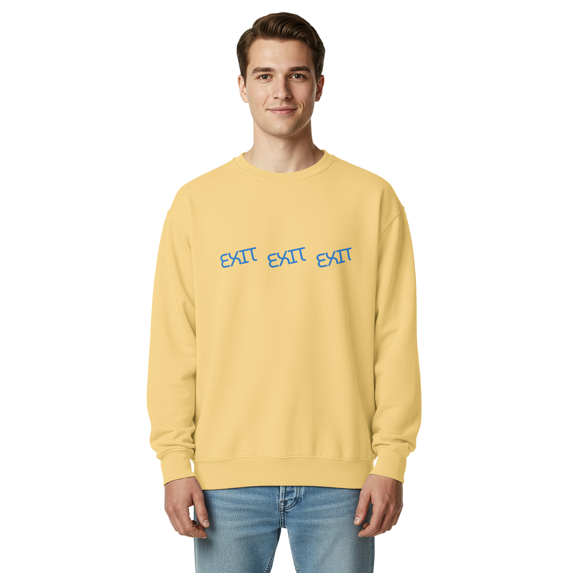 Men's Exit garment-dyed sweatshirt - Image 11