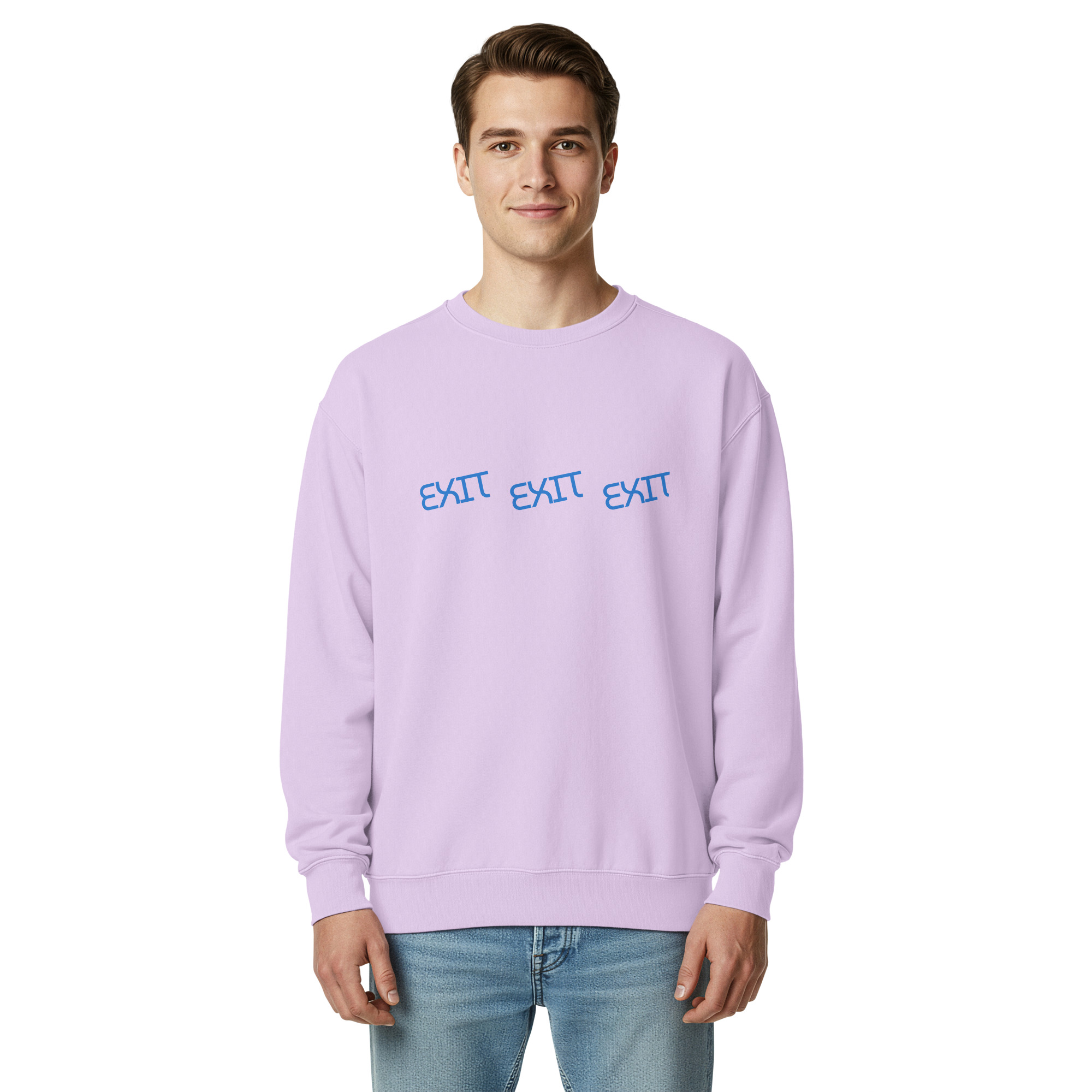 Men's Exit garment-dyed sweatshirt - Image 10