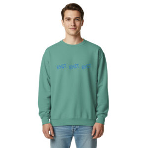 Men's Exit garment-dyed sweatshirt