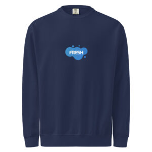 Fresh garment-dyed sweatshirt