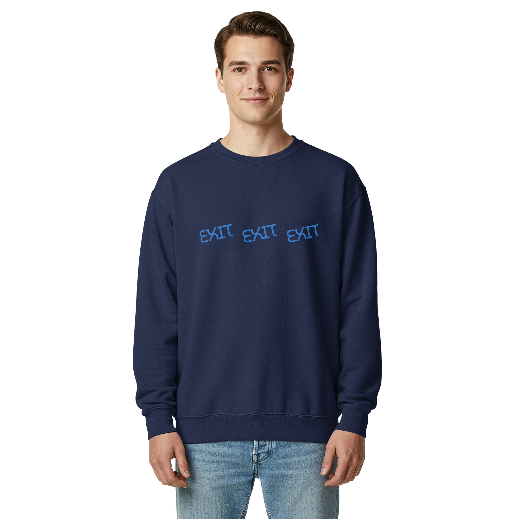 Men's Exit garment-dyed sweatshirt - Image 2
