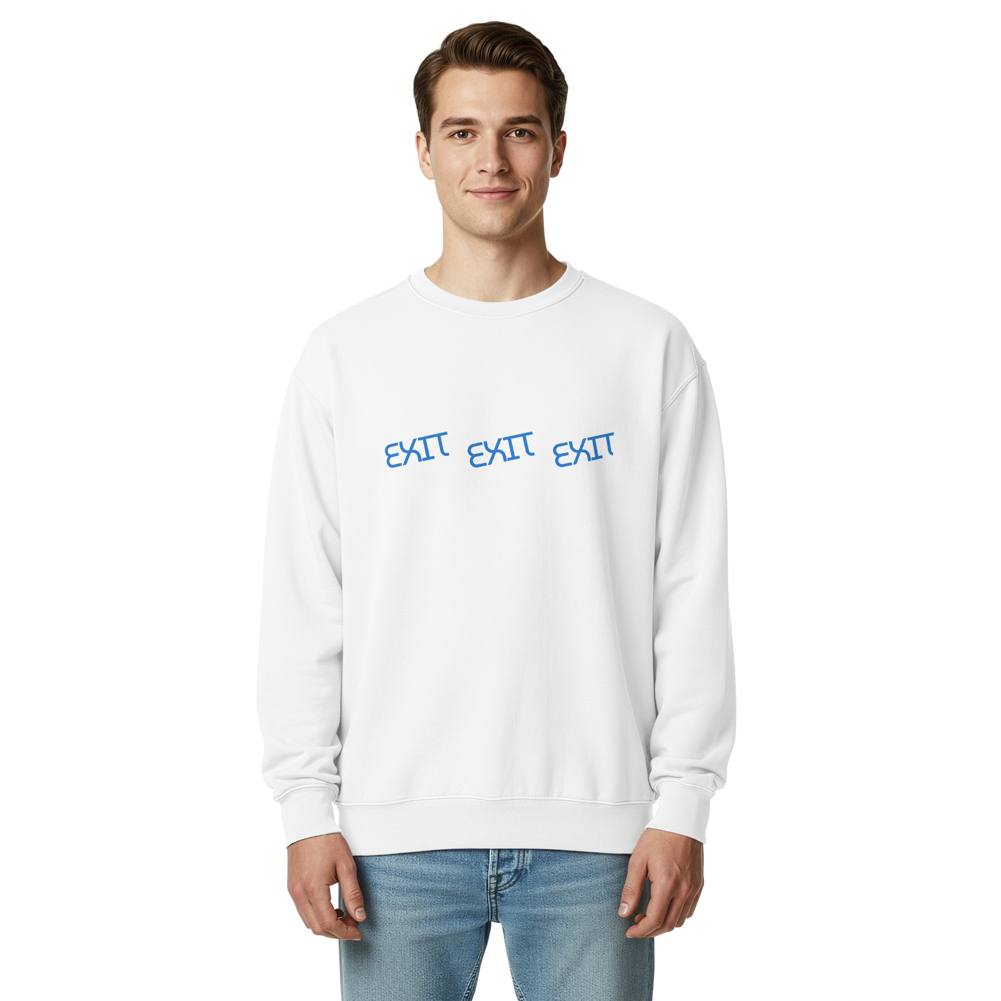 Men's Exit garment-dyed sweatshirt - Image 12