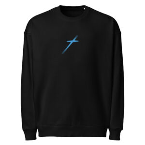 Oversized Cross Symbol Sweatshirt