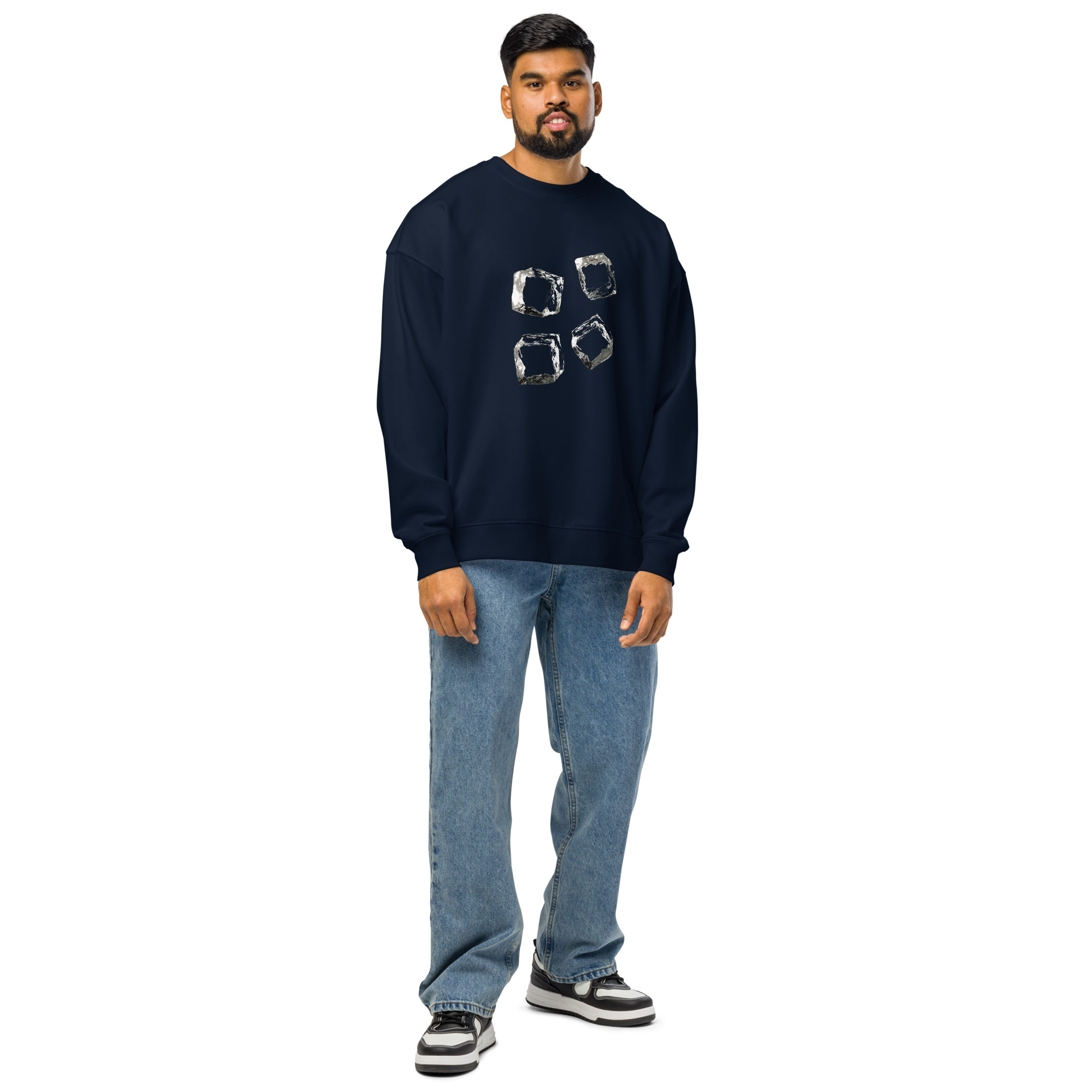 Men’s Organic Oversized Sweatshirt for Relaxed Comfort - Image 7