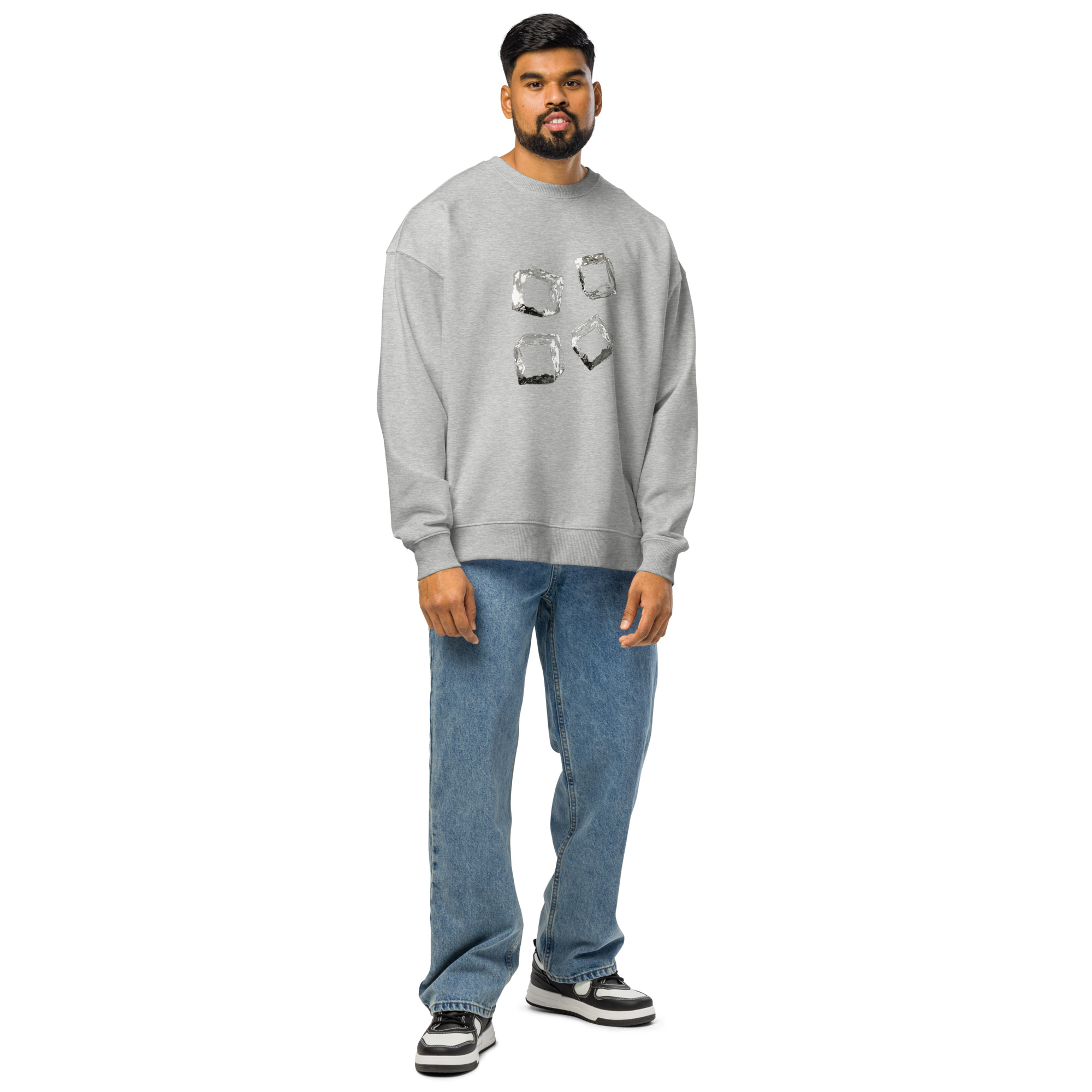 Men’s Organic Oversized Sweatshirt for Relaxed Comfort - Image 8