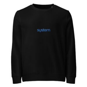 Alternative view of System organic sweatshirt