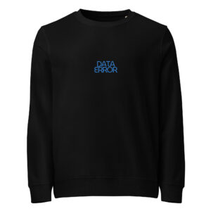 Alternative view of Data Error Organic sweatshirt