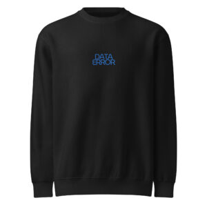 Alternative view of Premium Data Fault Crewneck