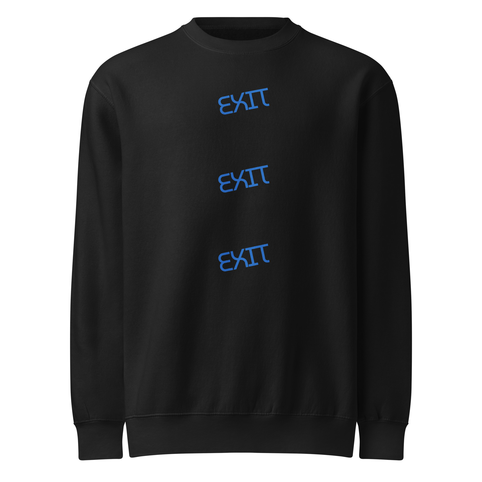 Men's Exit premium crew neck sweatshirt
