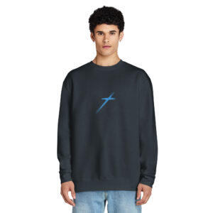 Premium Minimal Cross Crewneck