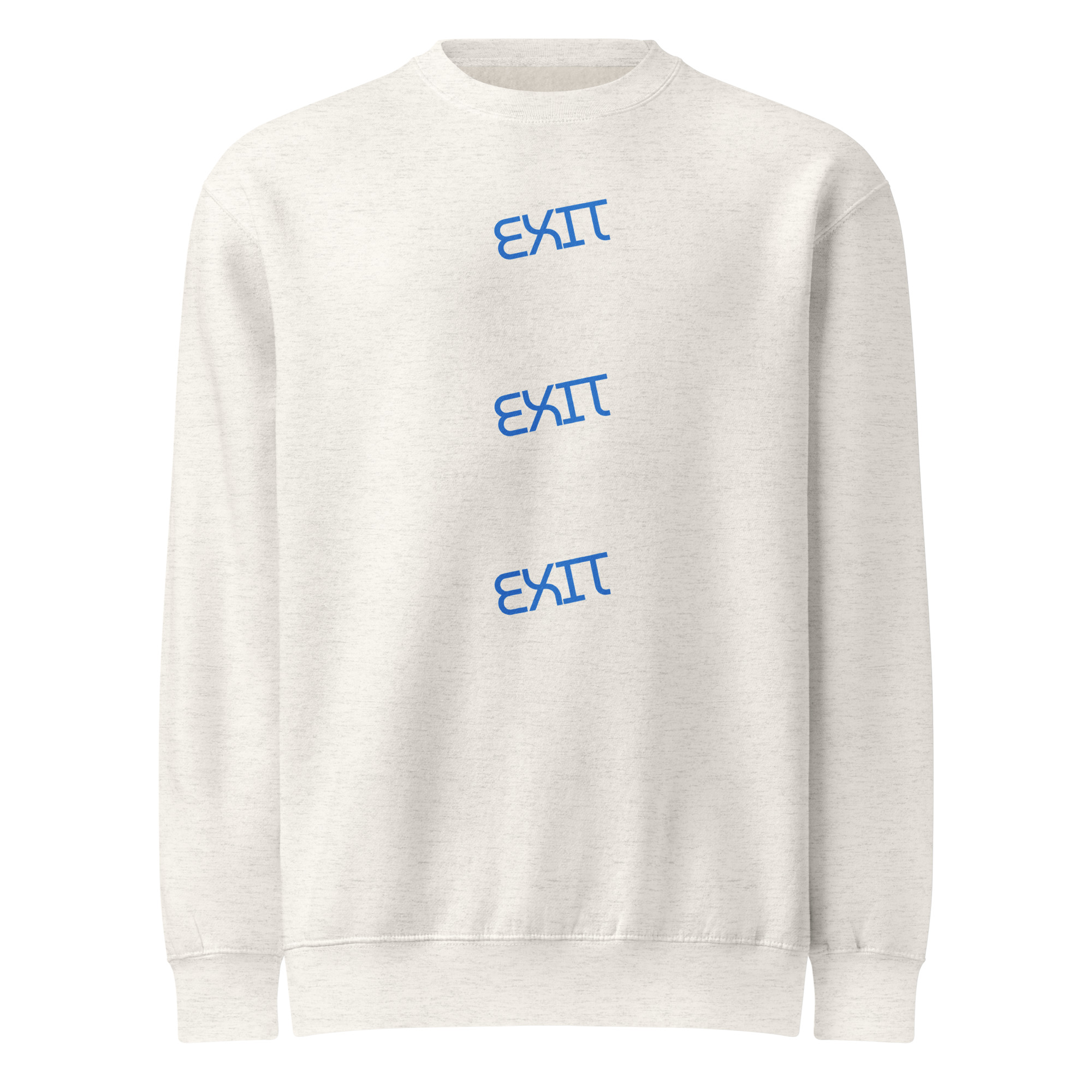 Men's Exit premium crew neck sweatshirt - Image 4