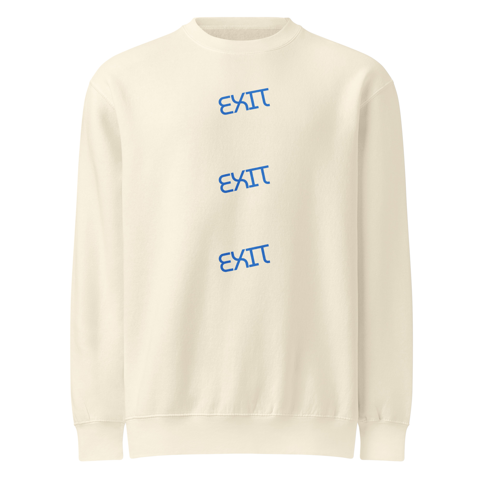 Men's Exit premium crew neck sweatshirt - Image 5