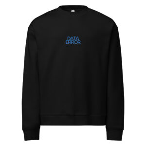 Alternative view of Data Error relax crew neck sweatshirt