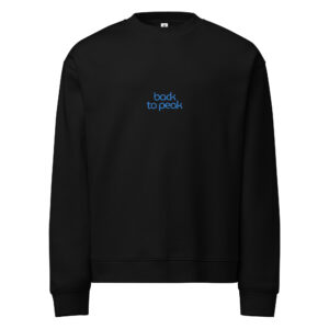 Alternative view of Back to peak relax crew neck sweatshirt