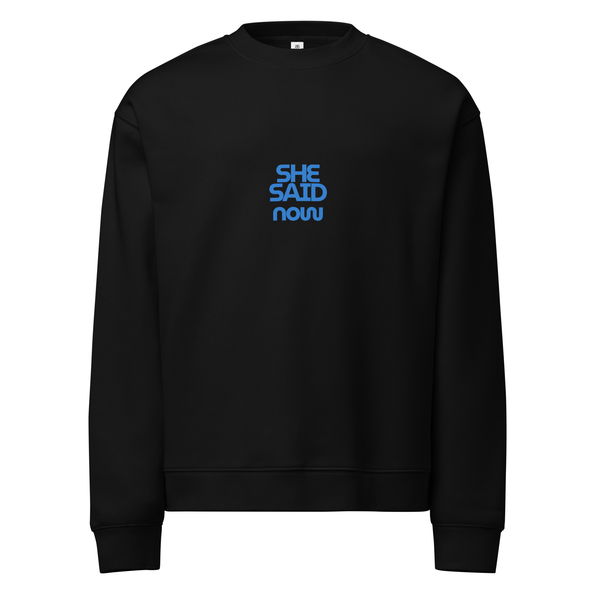 “She Said Now” relax crew neck sweatshirt - Image 2