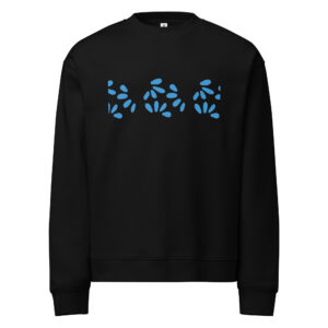 Alternative view of Petal Cluster relax crew neck sweatshirt