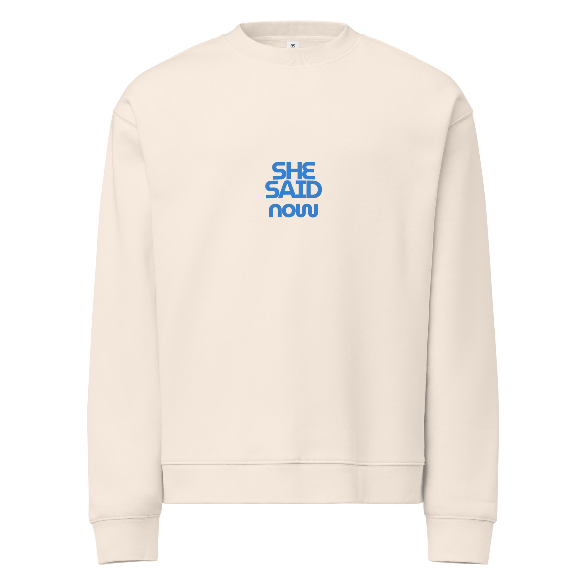“She Said Now” relax crew neck sweatshirt - Image 6