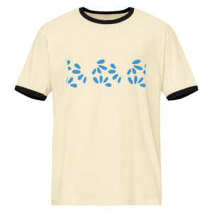 Alternative view of Retro Petal Scatter Ringer Tee