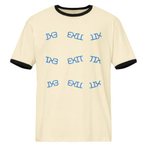 Alternative view of Men's Exit ringer t-shirt