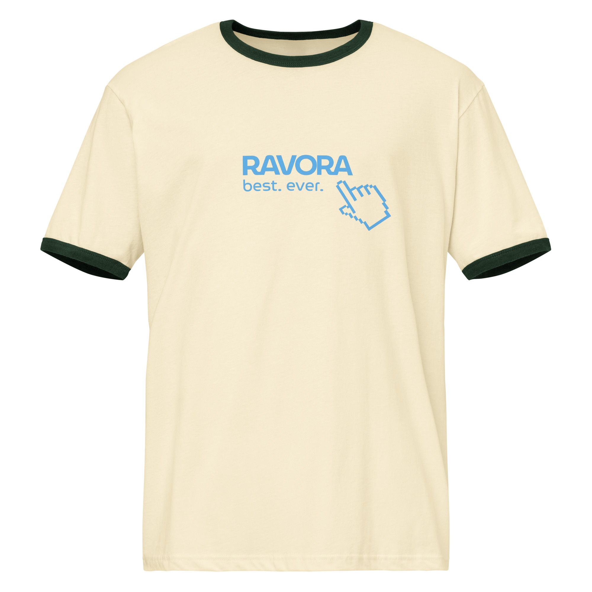 Tonal-Trim Pocketless Tee - Image 3