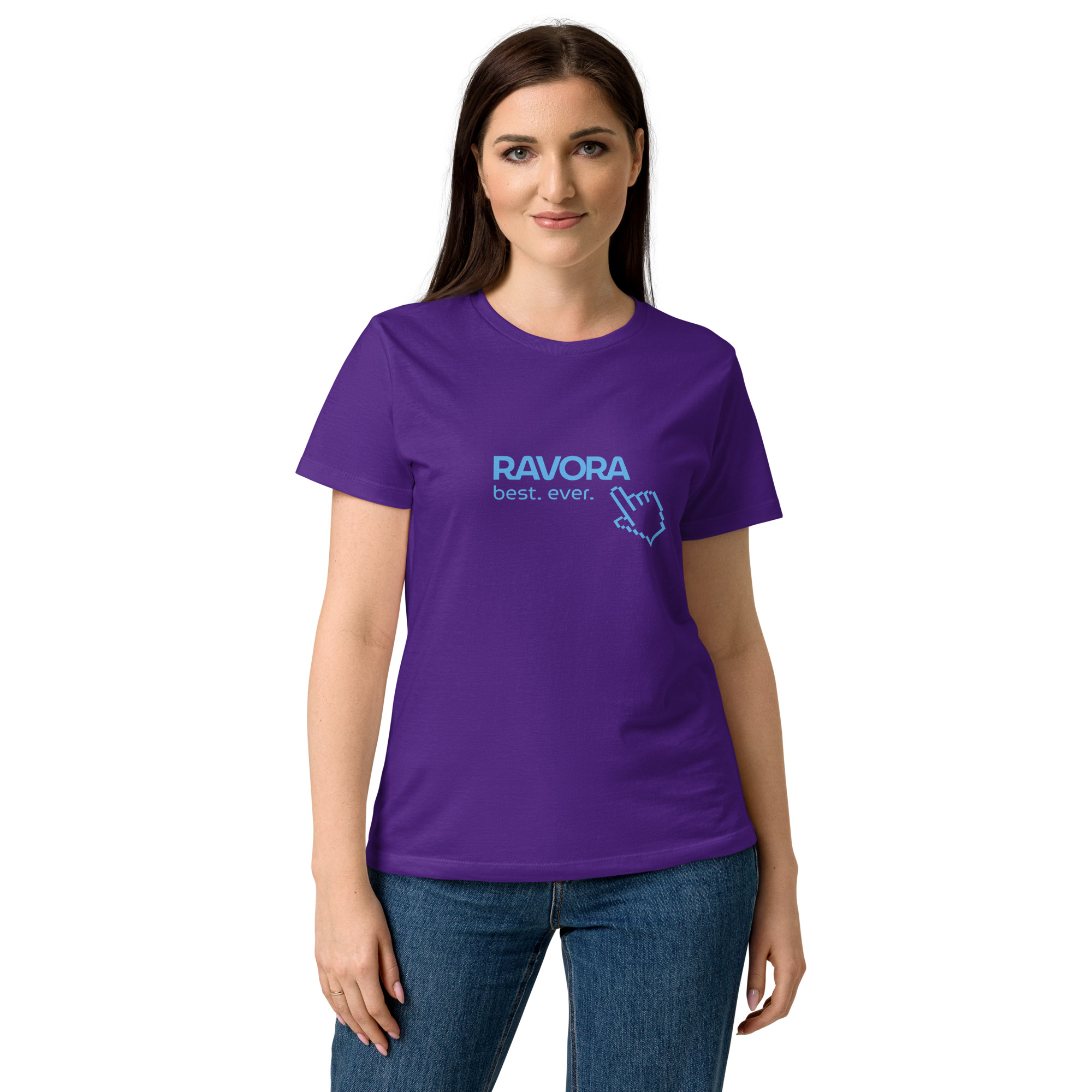 Smooth-Finish Ladies' Cotton Tee - Image 12