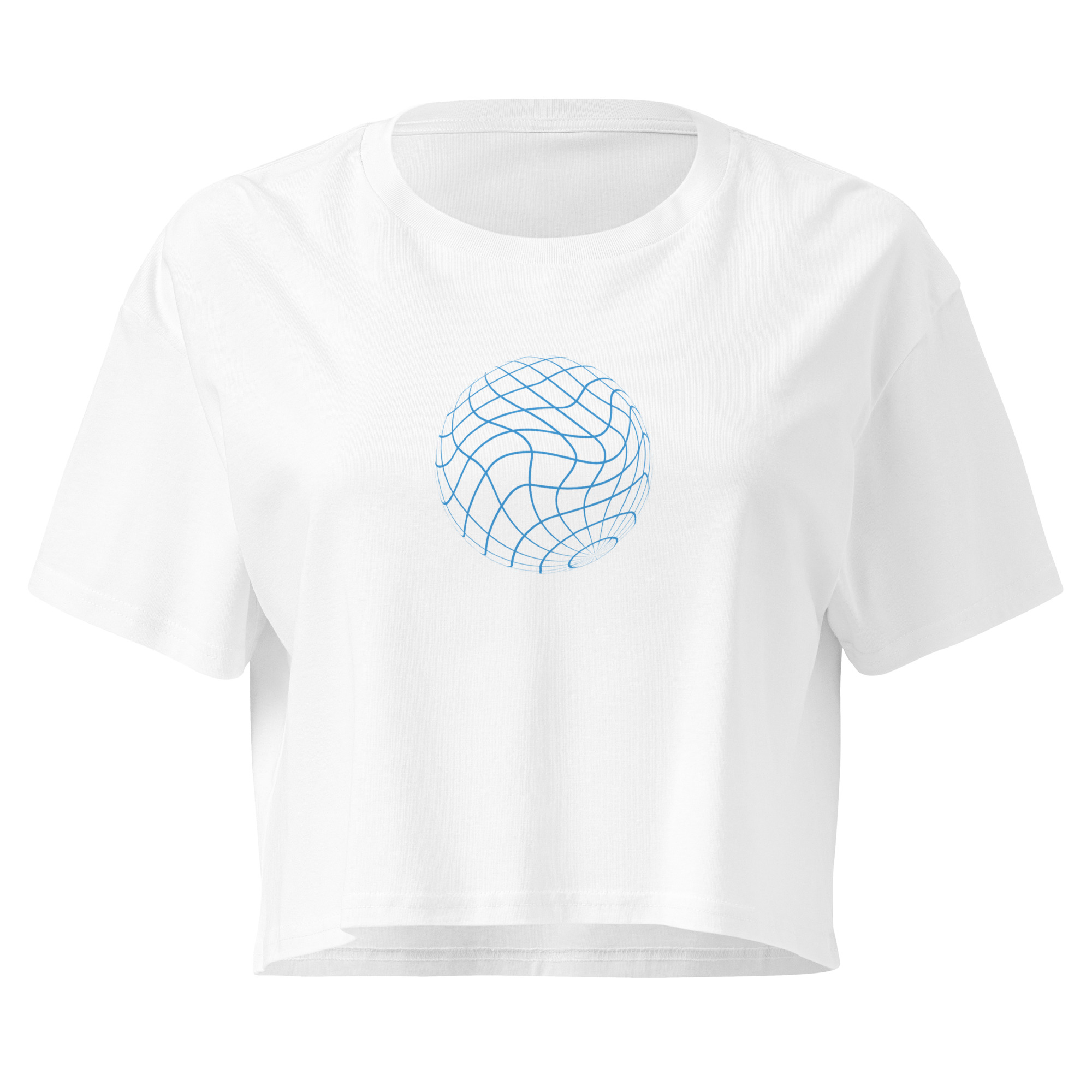 Futuristic Mesh Sphere Crop Top - Image 10