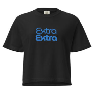 Alternative view of Female structured-crop tee