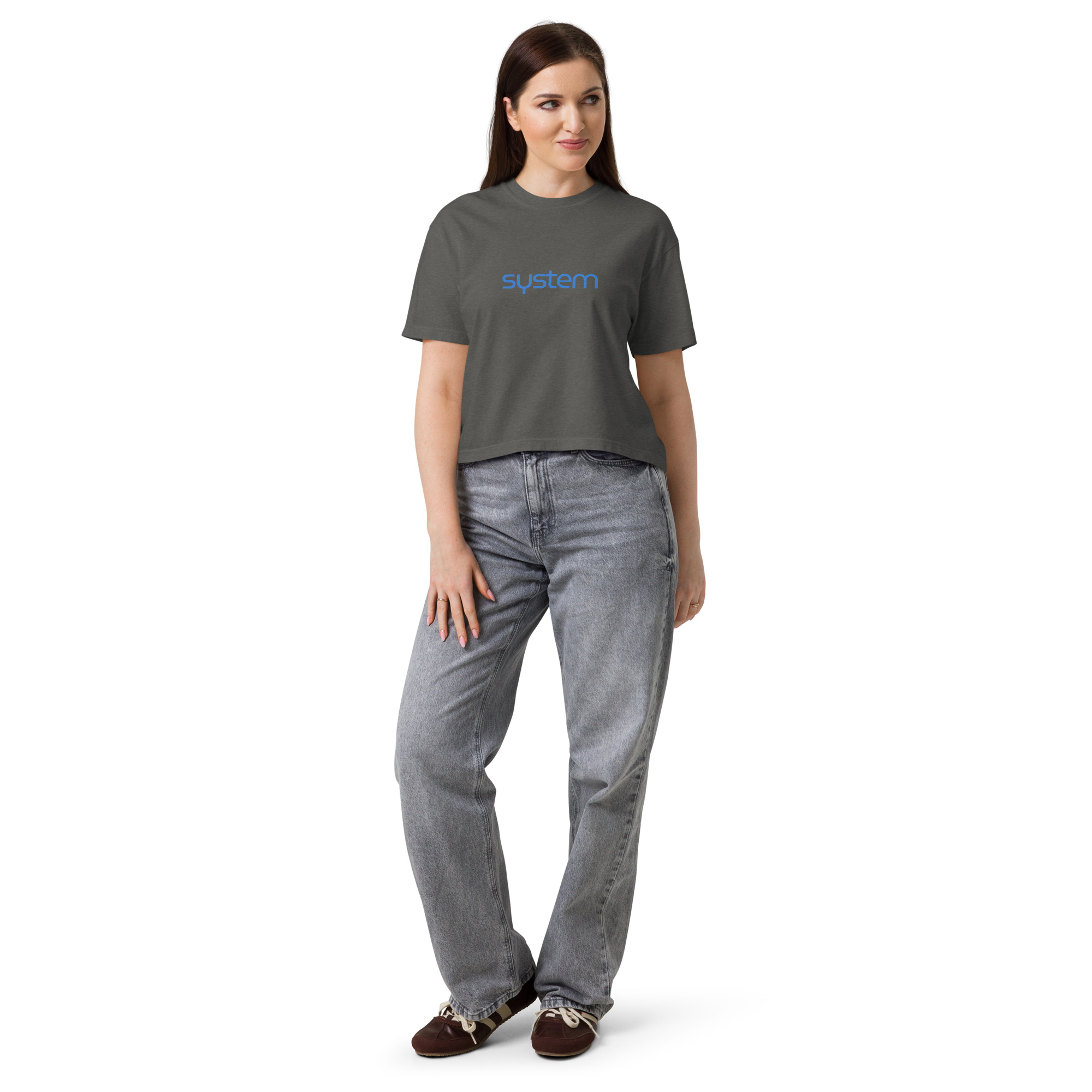 Structured heavyweight women’s tee - Image 8