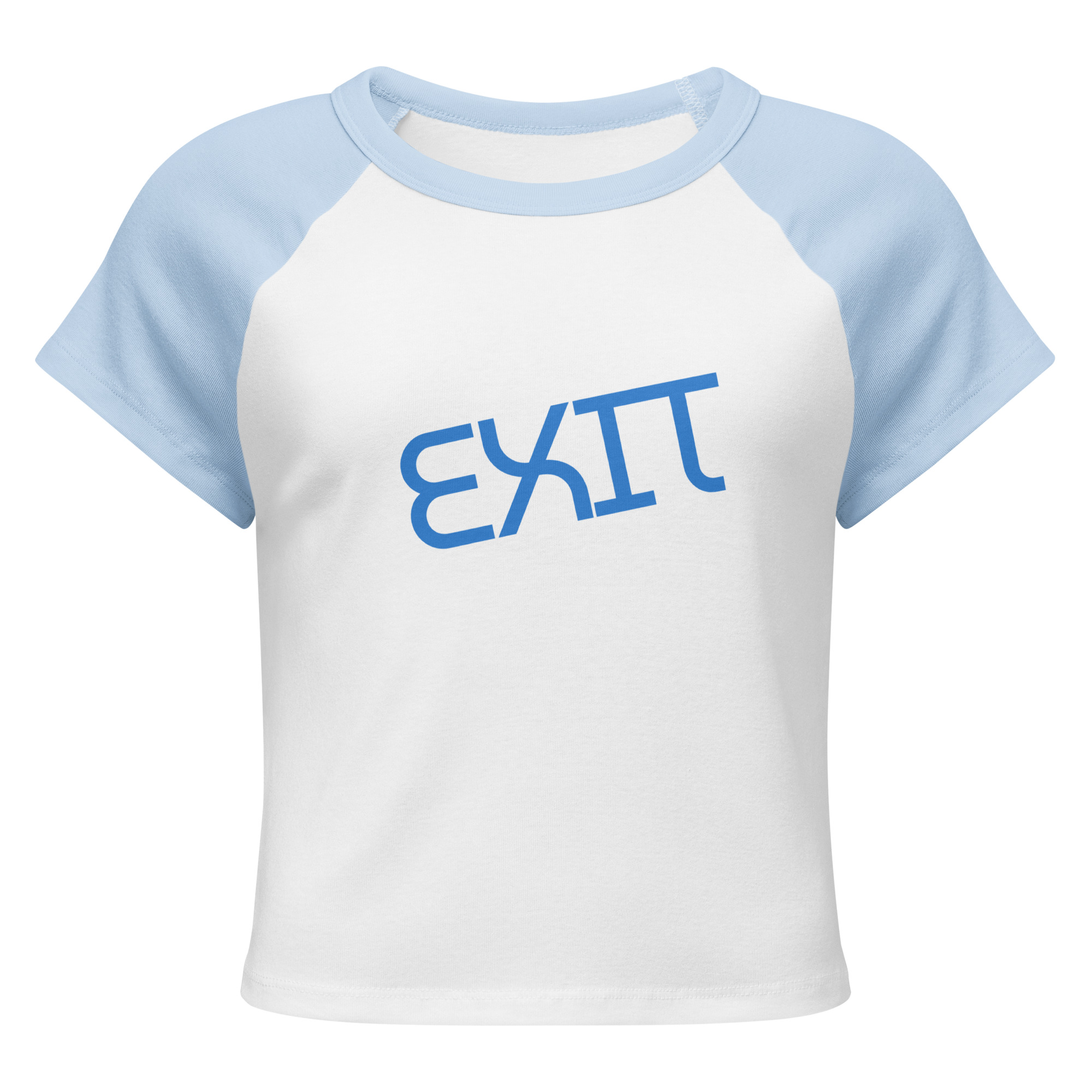 Micro Rib Raglan Baby Tee - Image 6